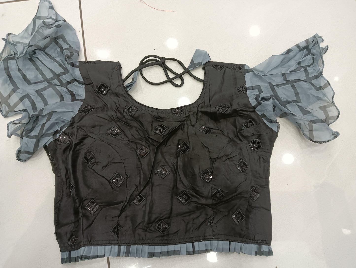 Valharee designer saree with fancy blouse