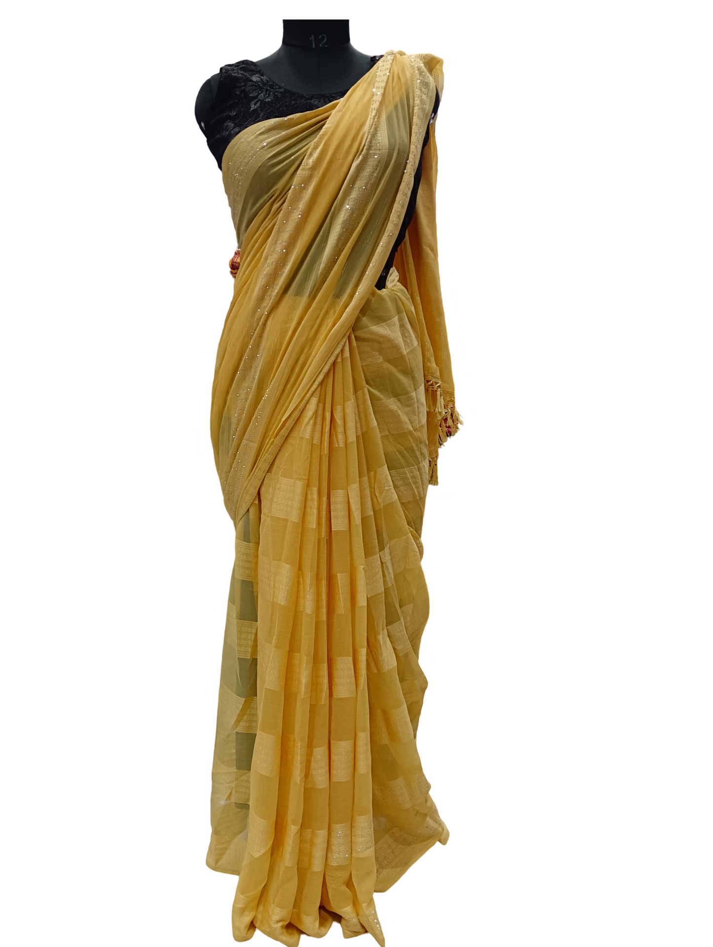 Ras Malai Fancy Pattern saree with jacquard Blouse Set of 6