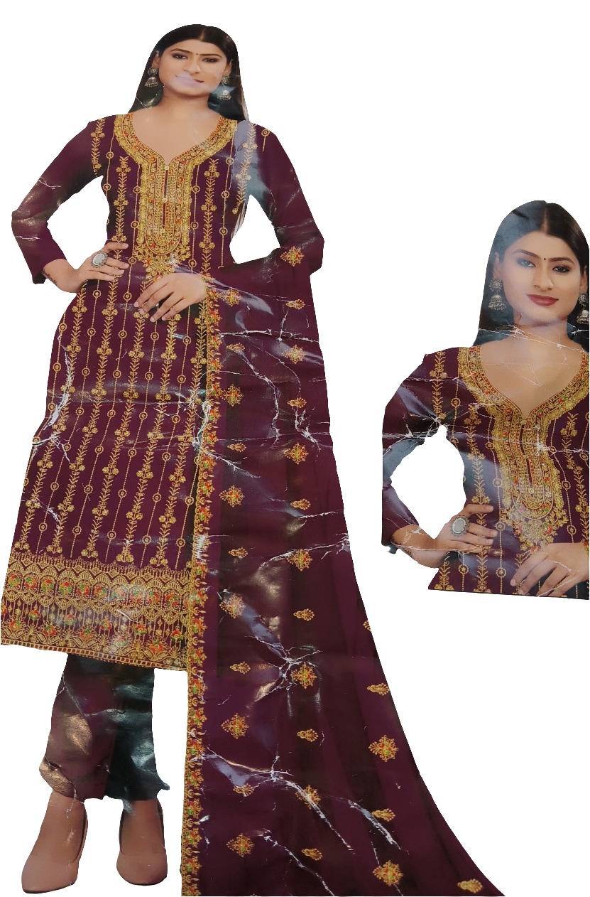 Ruby designer fancy suit set of 4pic