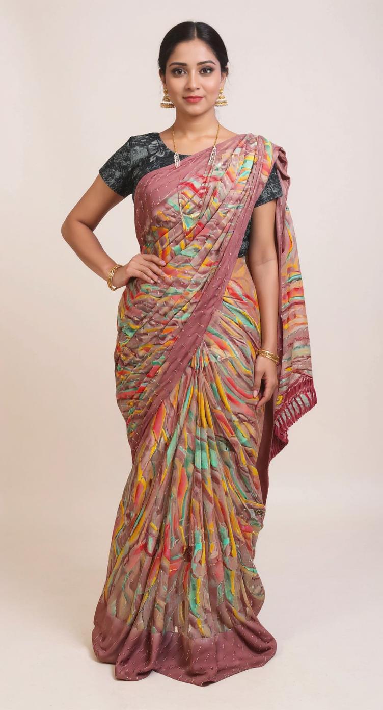 DESHI PREMI FANCY SAREES SET OF 8 PIC