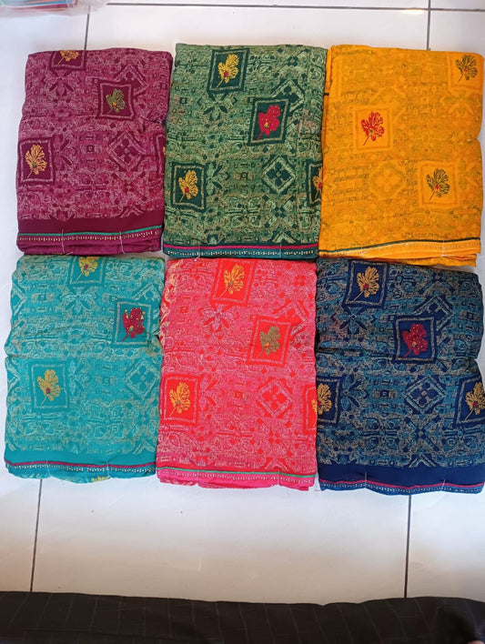 Sampriti fancy Saree set of 6pic