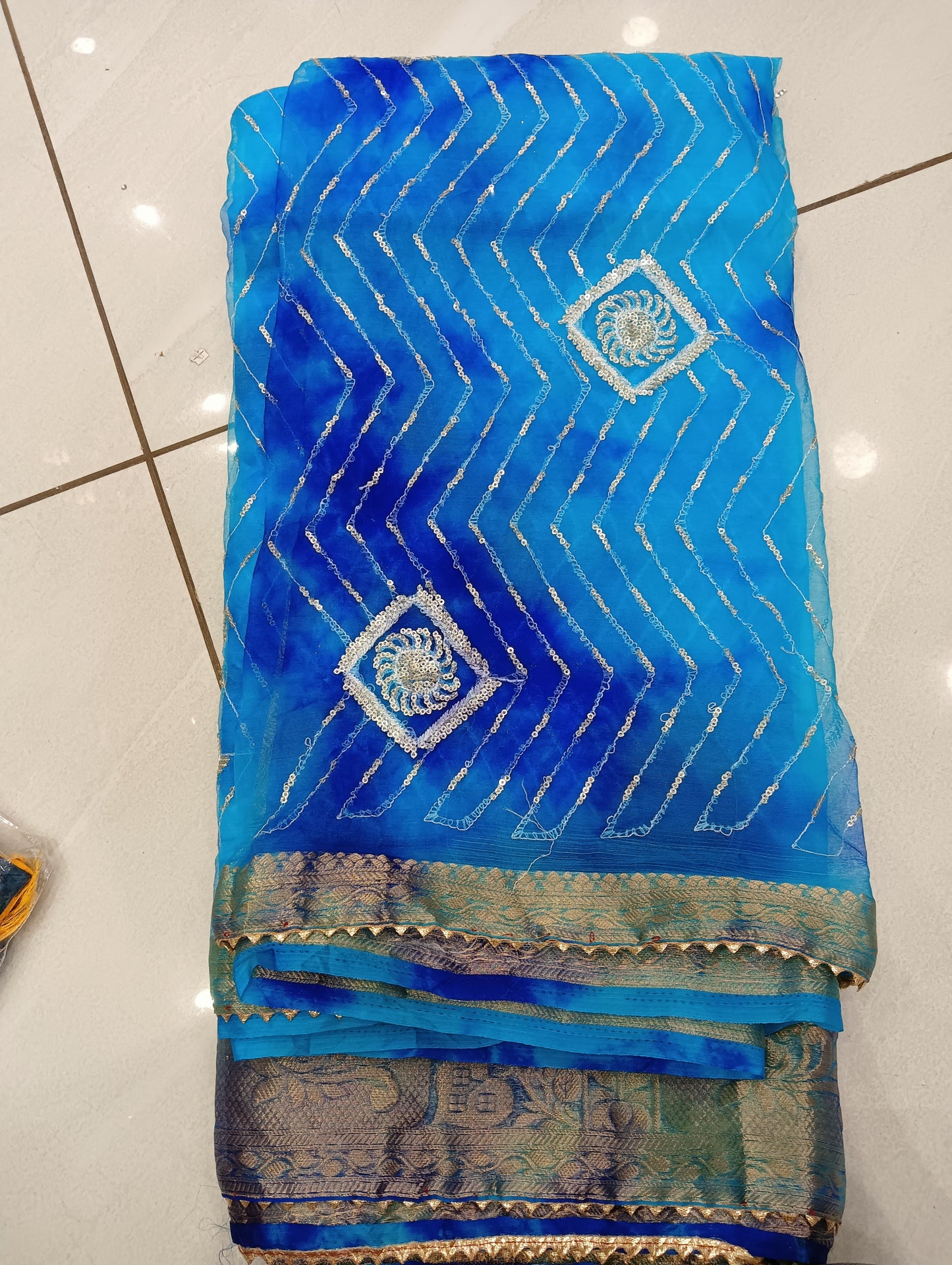 New fancy organza saree