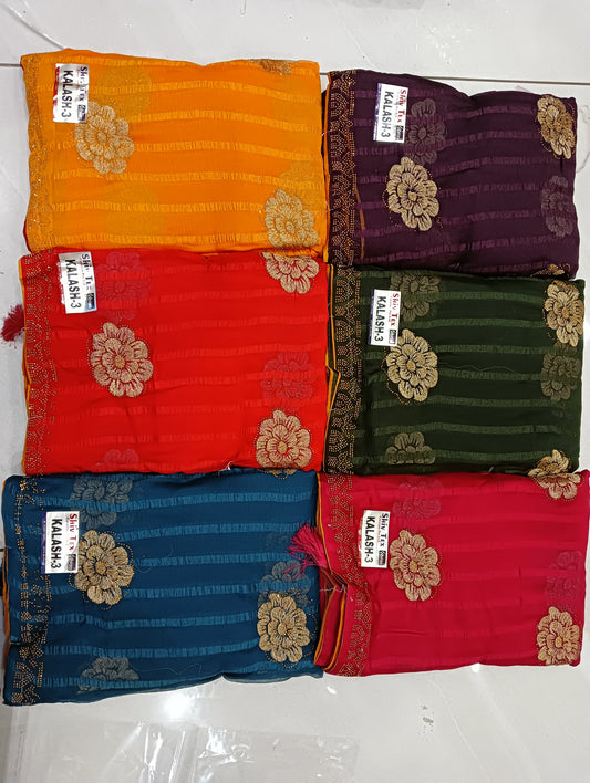 Kalash sarees set of 6 pic