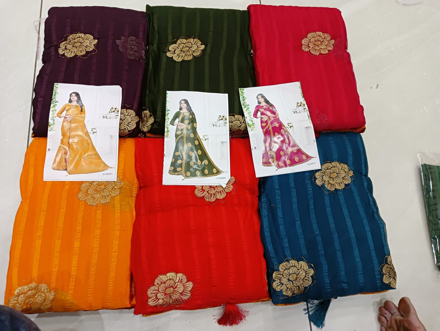 Kalash sarees set of 6 pic