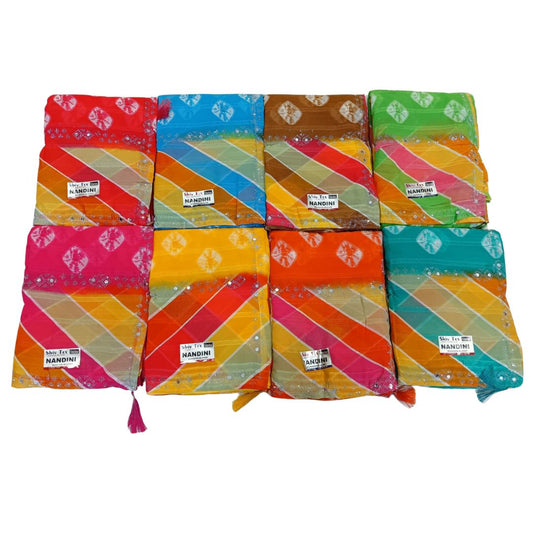 Nandani Fancy Weightless Pattern Set of 8 saree